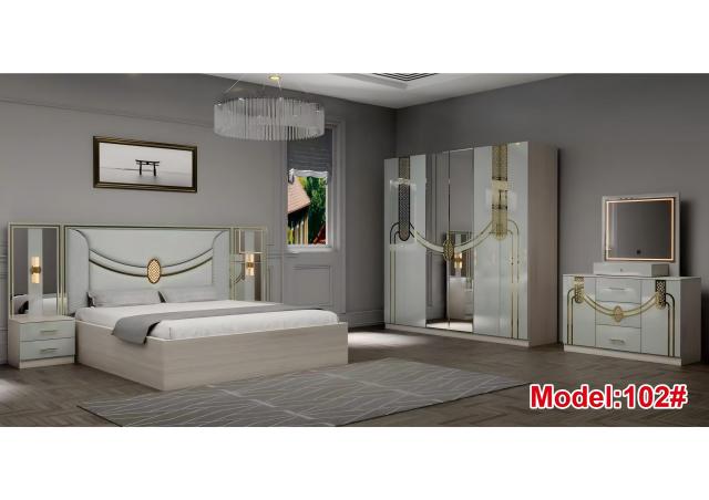 Modern King Size Bedroom Set Nordic Style Comfortable Bedroom Furniture Set Luxury king Size Bed Classic 102