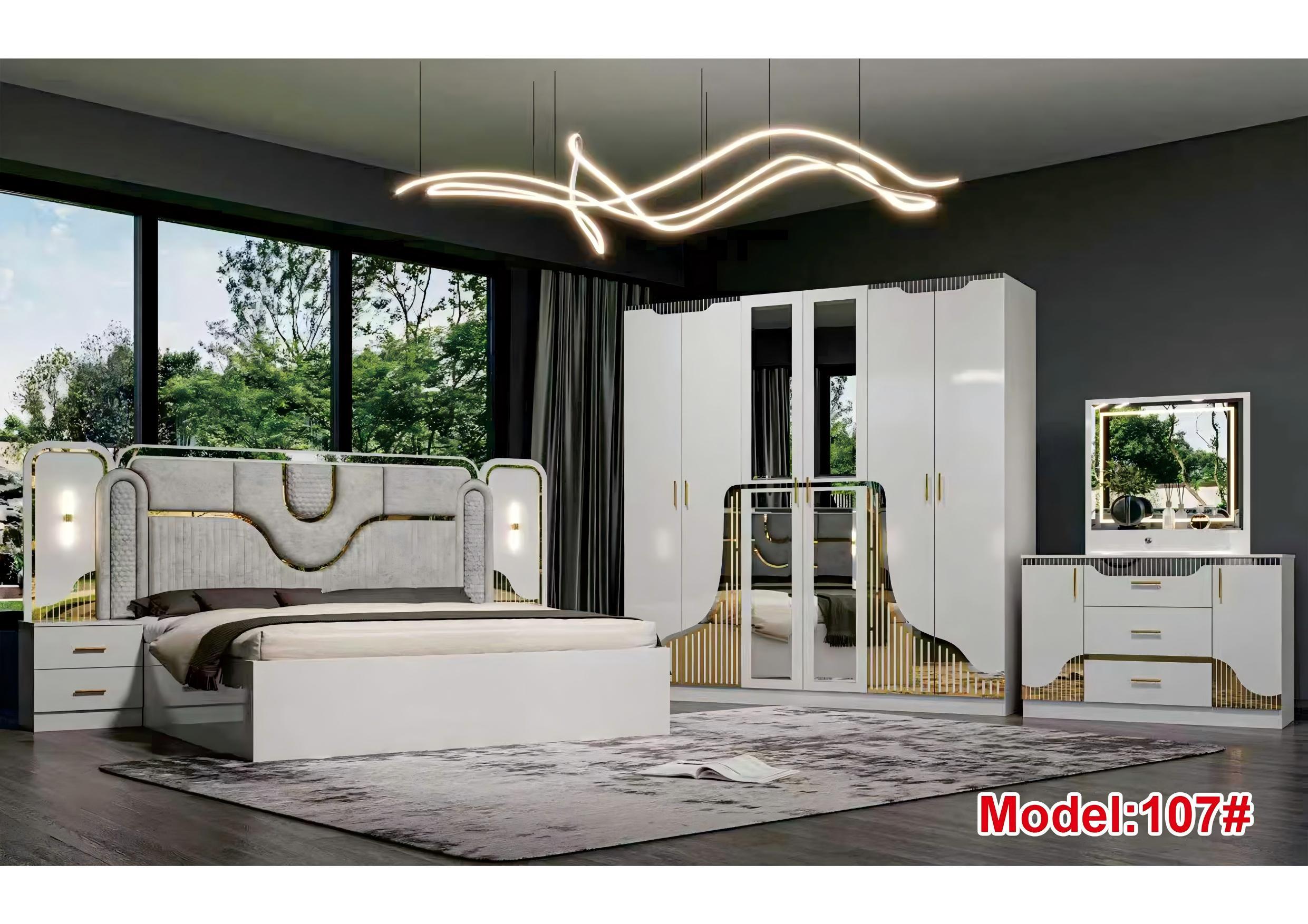 Modern King Size Bedroom Set Nordic Style Comfortable Bedroom Furniture Set Luxury king Size Bed Classic 107