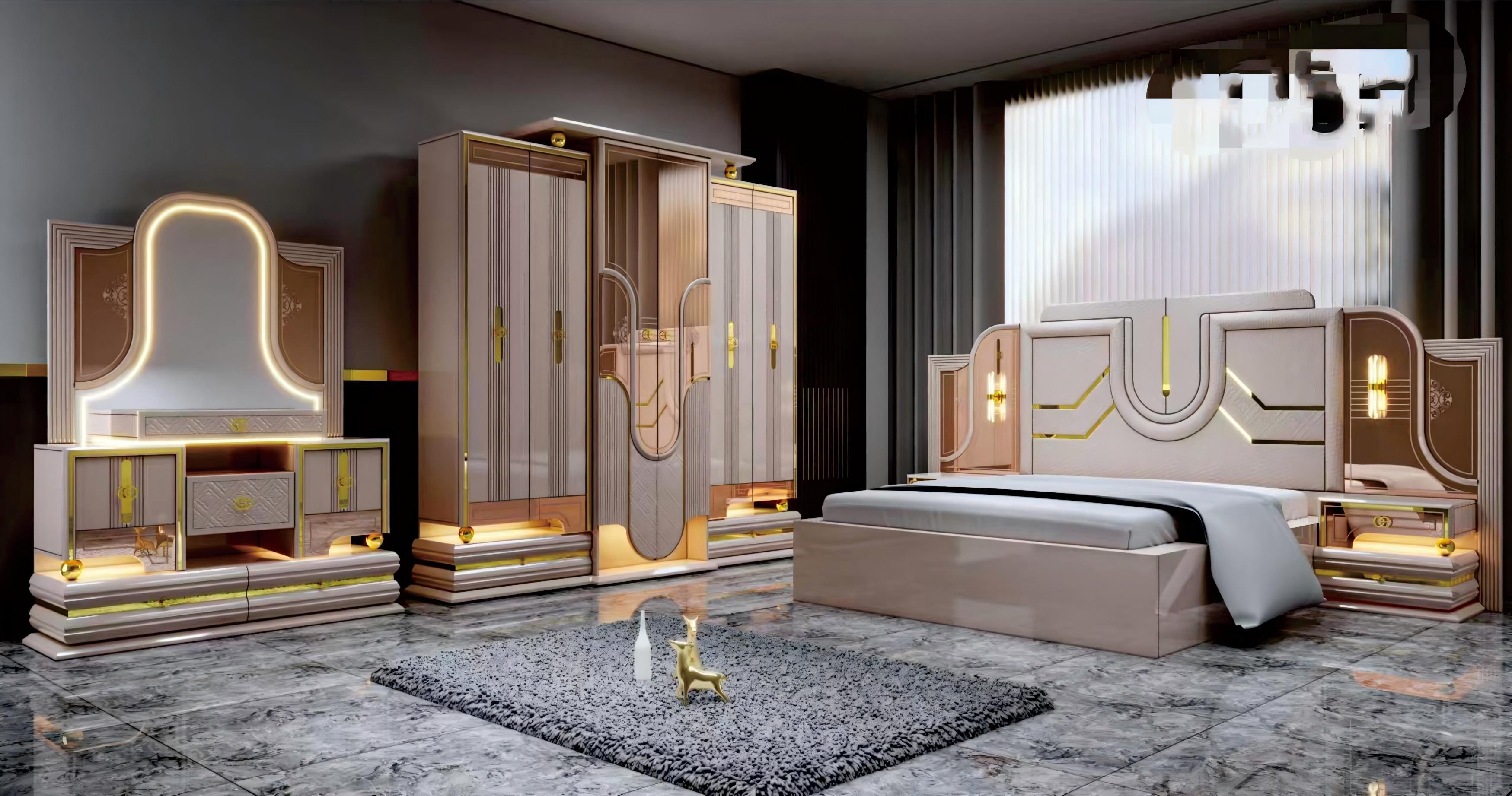 Modern King Size Bedroom Set Nordic Style Comfortable Bedroom Furniture Set Luxury king Size Bed Classic 115