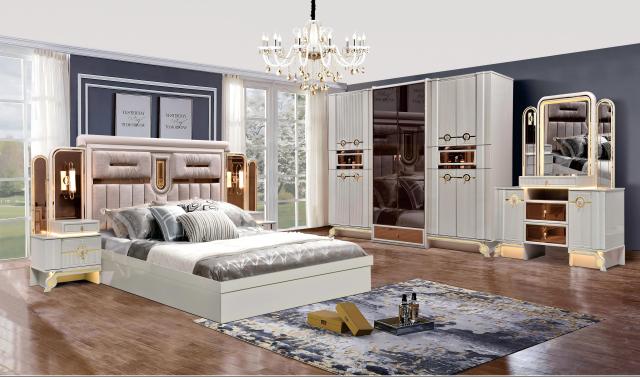 Modern King Size Bedroom Set Nordic Style Comfortable Bedroom Furniture Set Luxury king Size Bed Classic 116