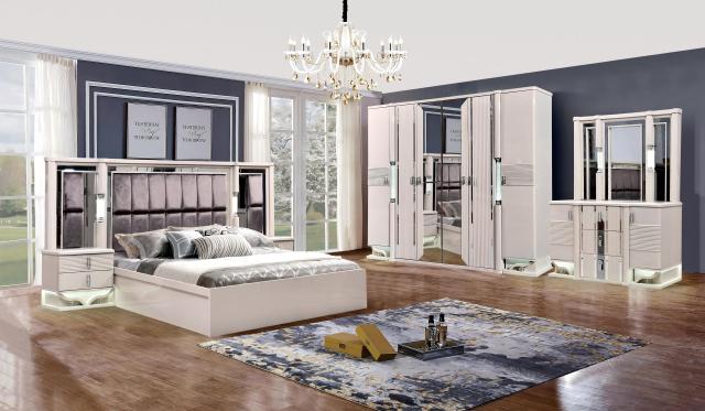 Modern King Size Bedroom Set Nordic Style Comfortable Bedroom Furniture Set Luxury king Size Bed Classic 118