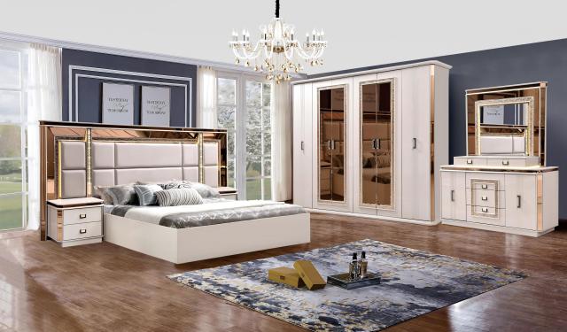 Modern King Size Bedroom Set Nordic Style Comfortable Bedroom Furniture Set Luxury king Size Bed Classic 119