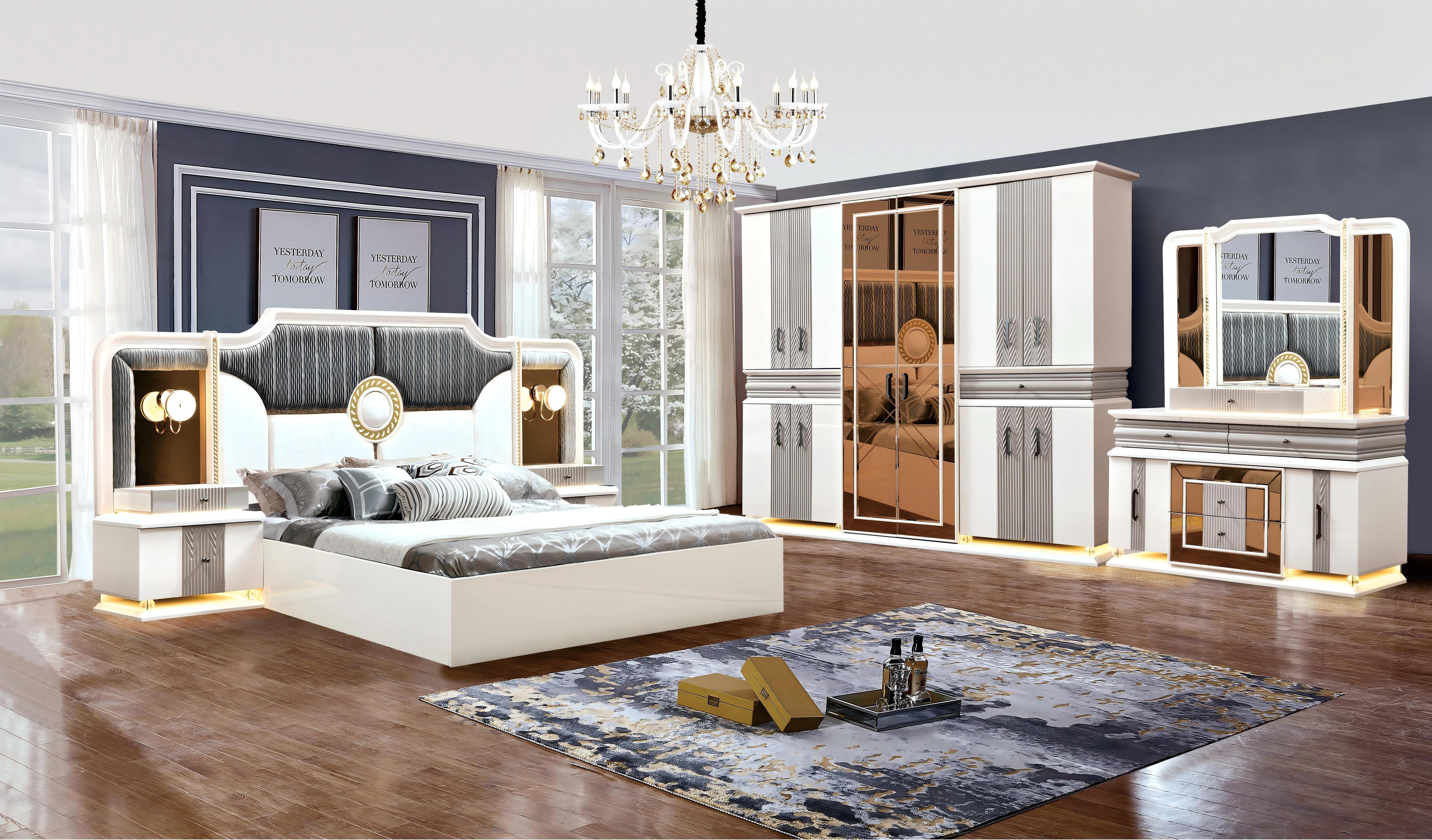 Modern King Size Bedroom Set Nordic Style Comfortable Bedroom Furniture Set Luxury king Size Bed Classic 120