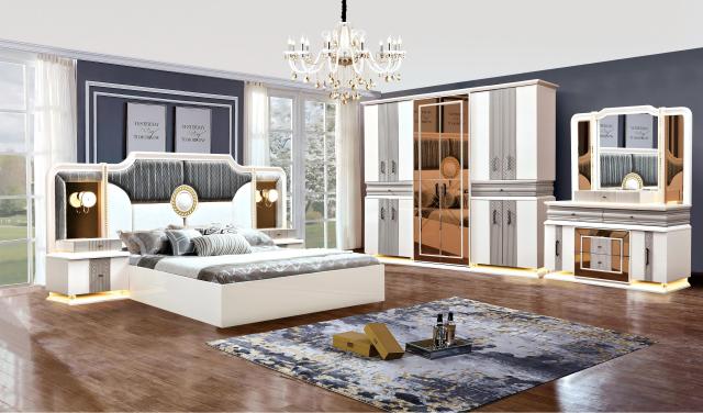 Modern King Size Bedroom Set Nordic Style Comfortable Bedroom Furniture Set Luxury king Size Bed Classic 120