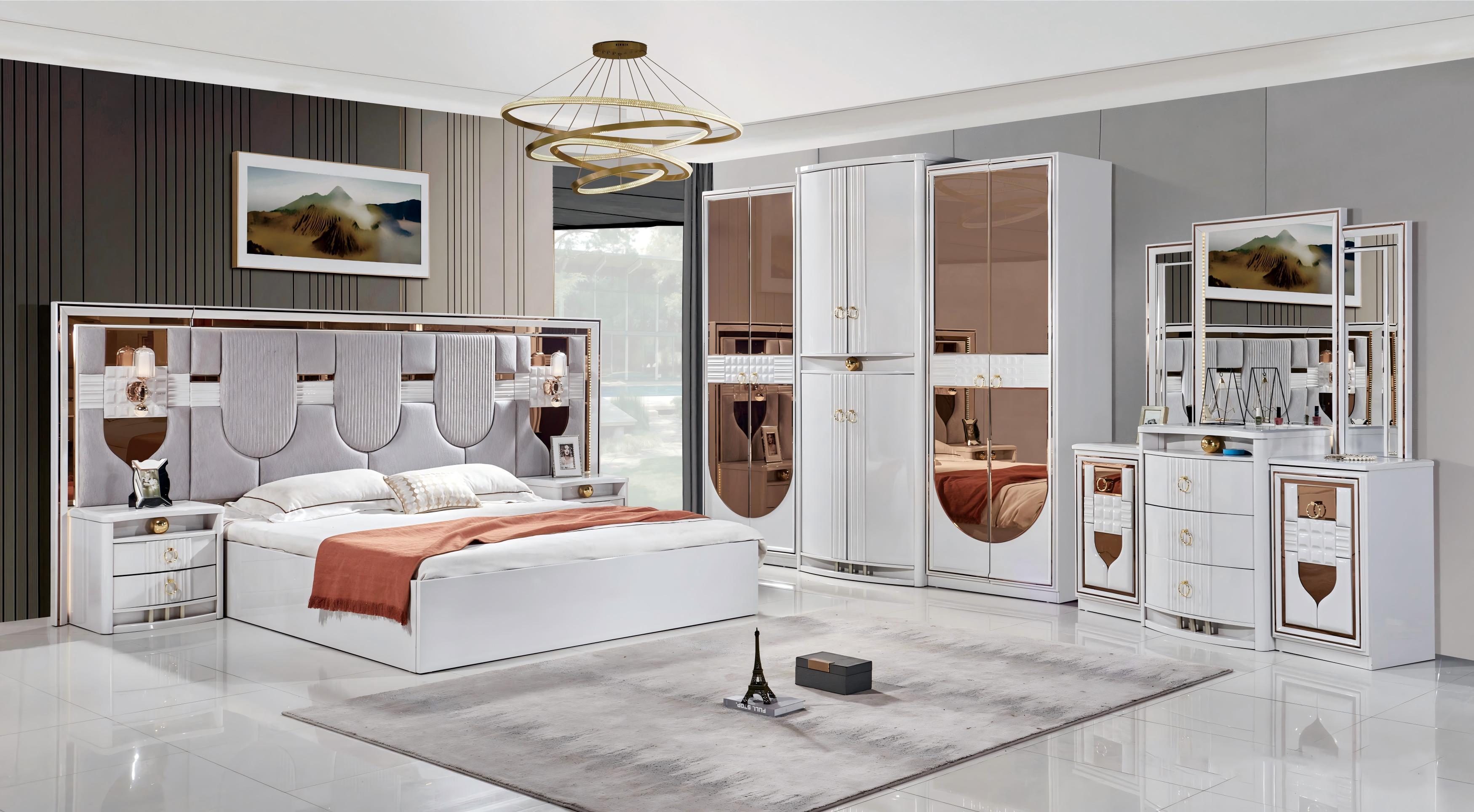 Modern King Size Bedroom Set Nordic Style Comfortable Bedroom Furniture Set Luxury king Size Bed Classic 123