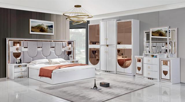Modern King Size Bedroom Set Nordic Style Comfortable Bedroom Furniture Set Luxury king Size Bed Classic 123
