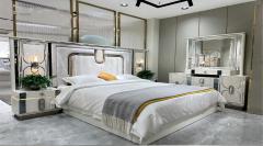 Modern King Size Bedroom Set Nordic Style Comfortable Bedroom Furniture Set Luxury king Size Bed Classic 125