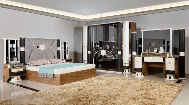 Modern King Size Bedroom Set Nordic Style Comfortable Bedroom Furniture Set Luxury king Size Bed Classic 128