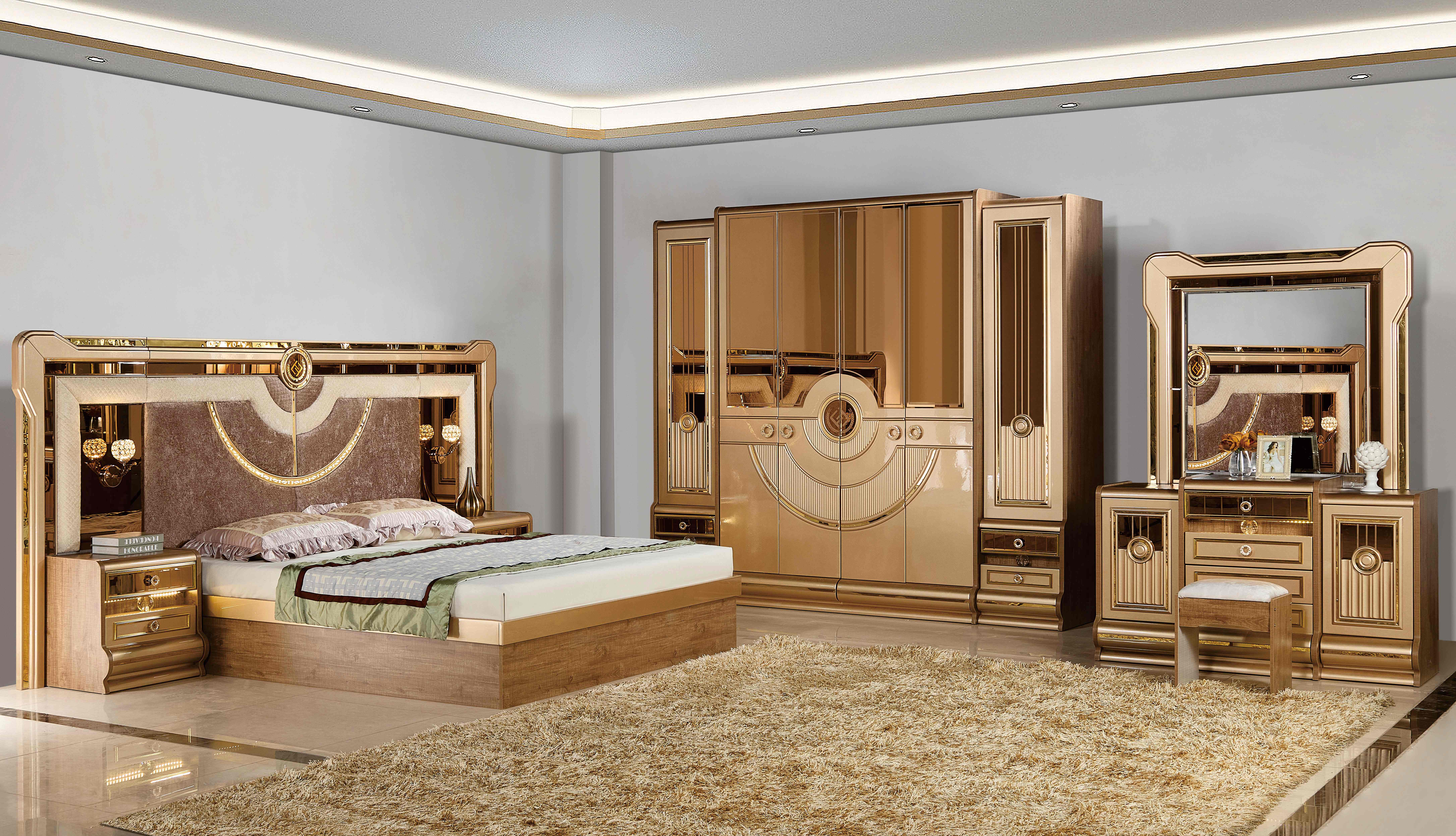 Modern King Size Bedroom Set Nordic Style Comfortable Bedroom Furniture Set Luxury king Size Bed Classic 129