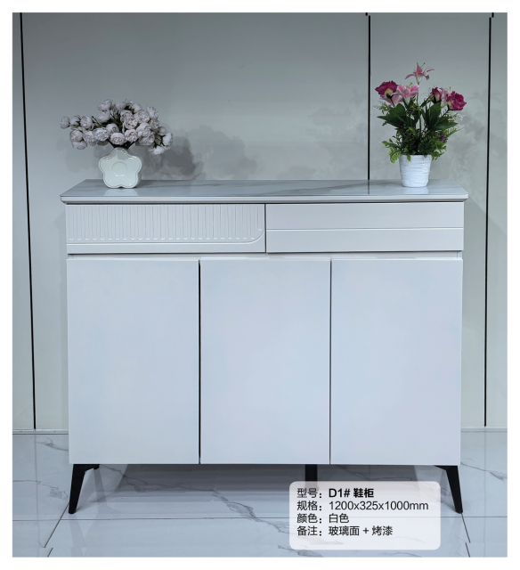 Simple Shoe Cabinet Mordern Entryway Storage Shoe Rack D1