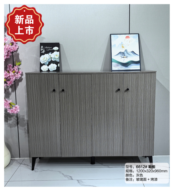 Simple Shoe Cabinet Mordern Entryway Storage Shoe Rack 6612