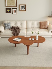 Solid Wood Minimalist Style Coffee Table 105