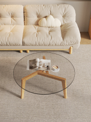 Acrylic  Solid Wood Modern Style Butterfly Coffee Table