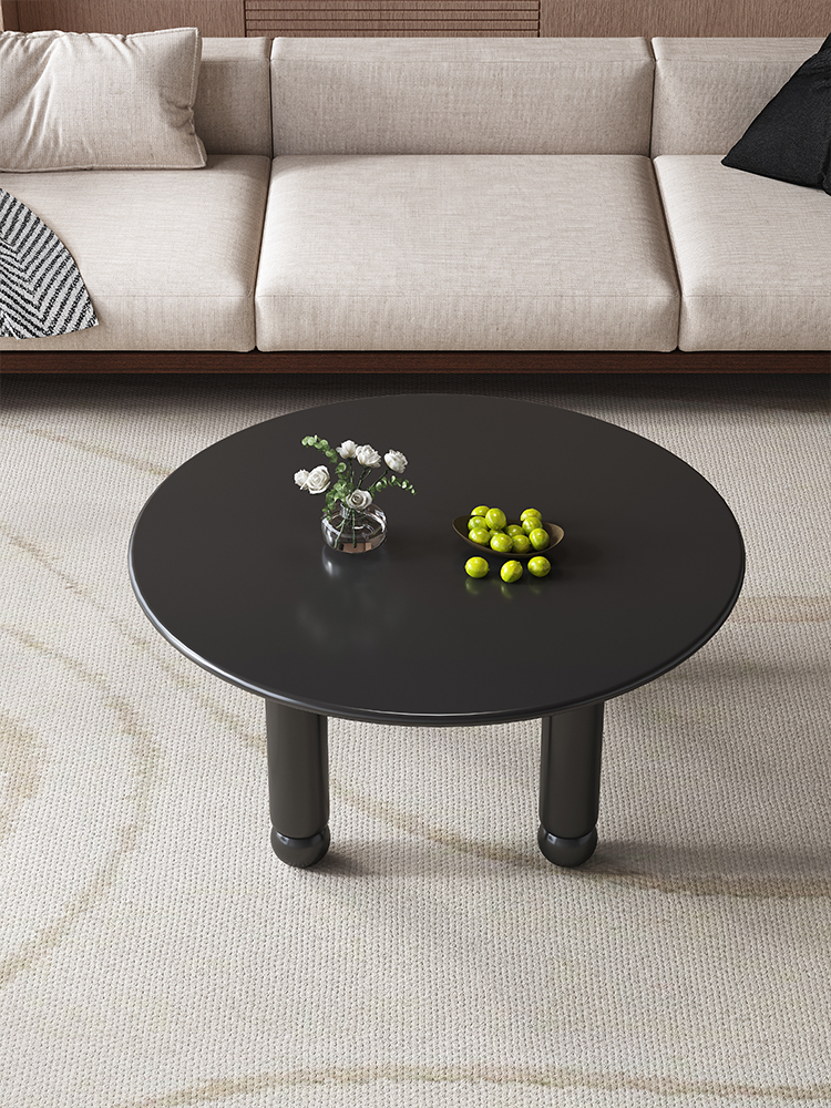 Mid-Century Style Nordic Solid Rubberwood Wood Coffee Table 33