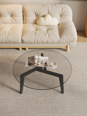 Acrylic  Solid Wood Modern Style Butterfly Coffee Table