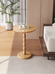 Mid-Century Style Rubberwood Nordic Side Table 15