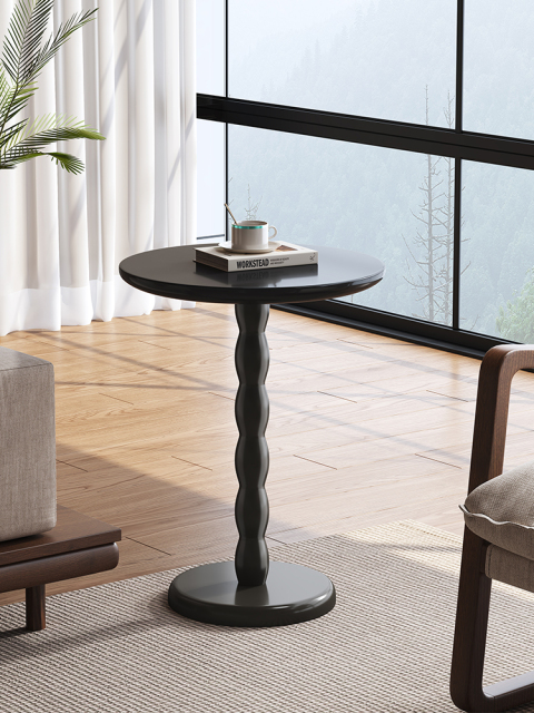 Mid-Century Style Rubberwood Nordic Side Table 15