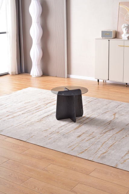 Mid-Century Style Tempered Glass Coffee Table 082  072