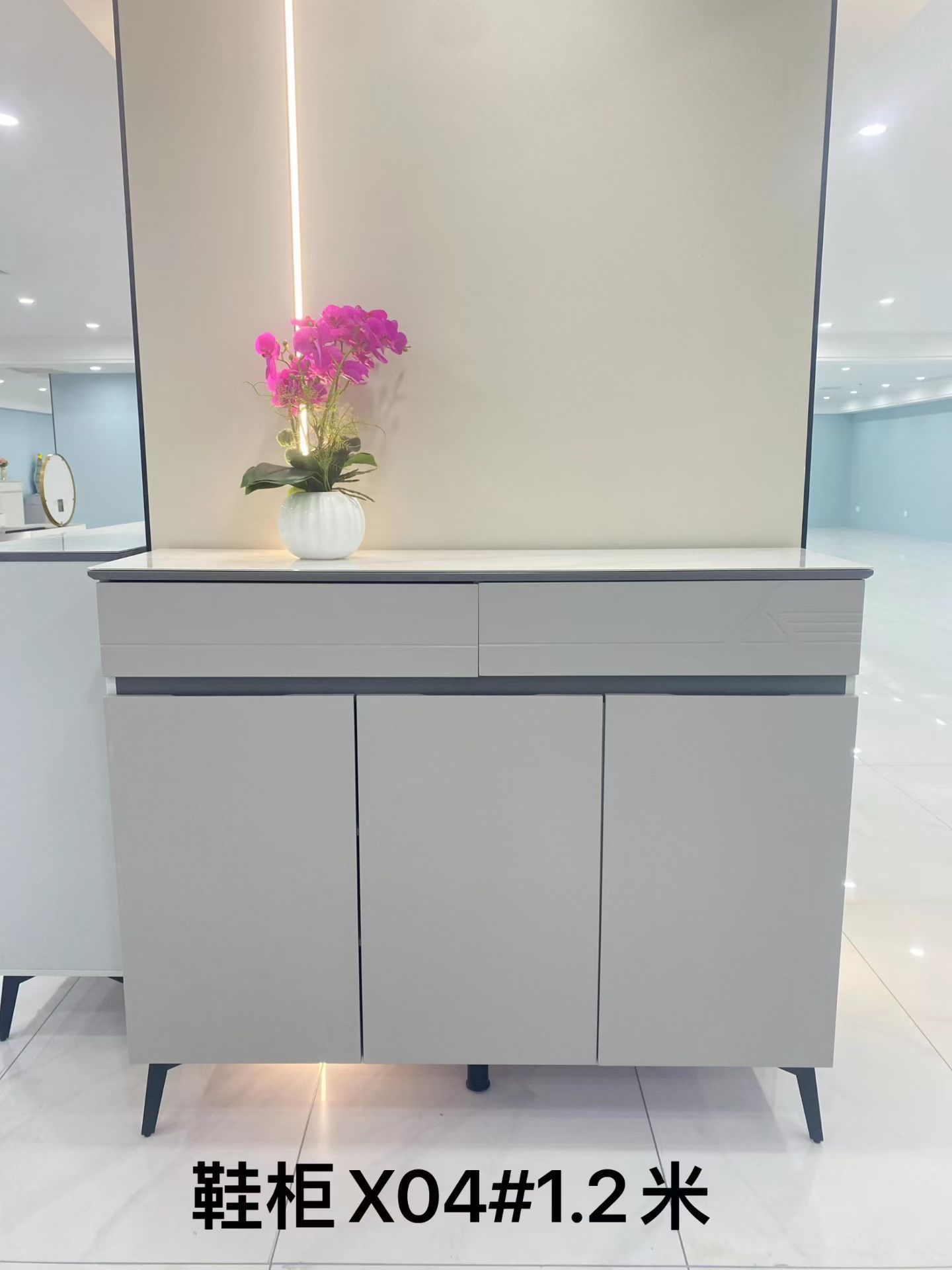 Simple Shoe Cabinet Mordern Entryway Storage Shoe Rack X04
