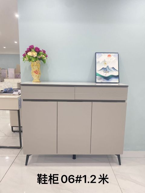 Simple Shoe Cabinet Mordern Entryway Storage Shoe Rack X06