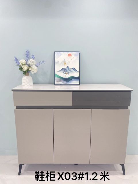 Simple Shoe Cabinet Mordern Entryway Storage Shoe Rack X03