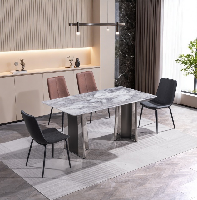 Modern Sintered Stone Dining Table