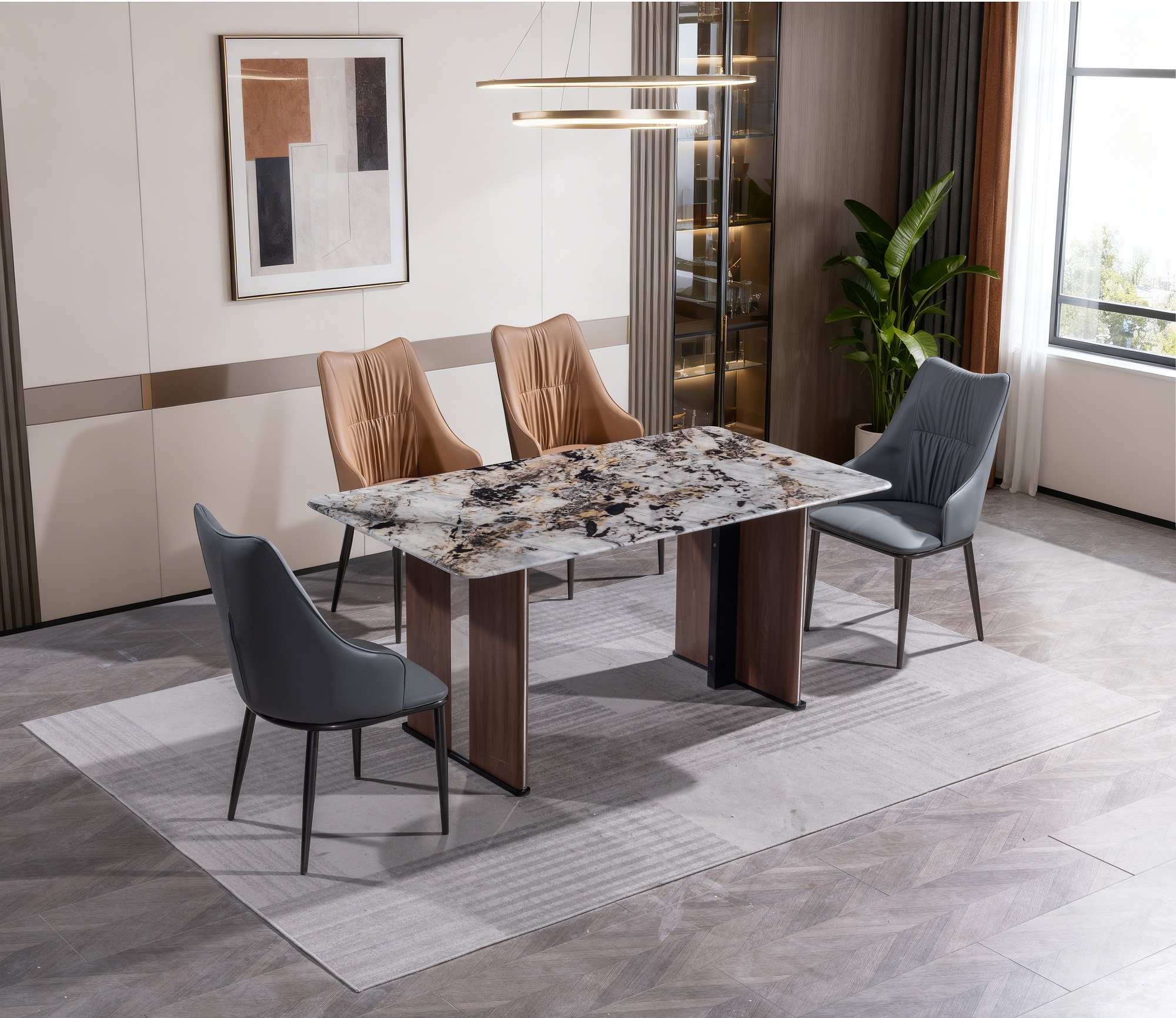 Modern Sintered Stone Dining Table