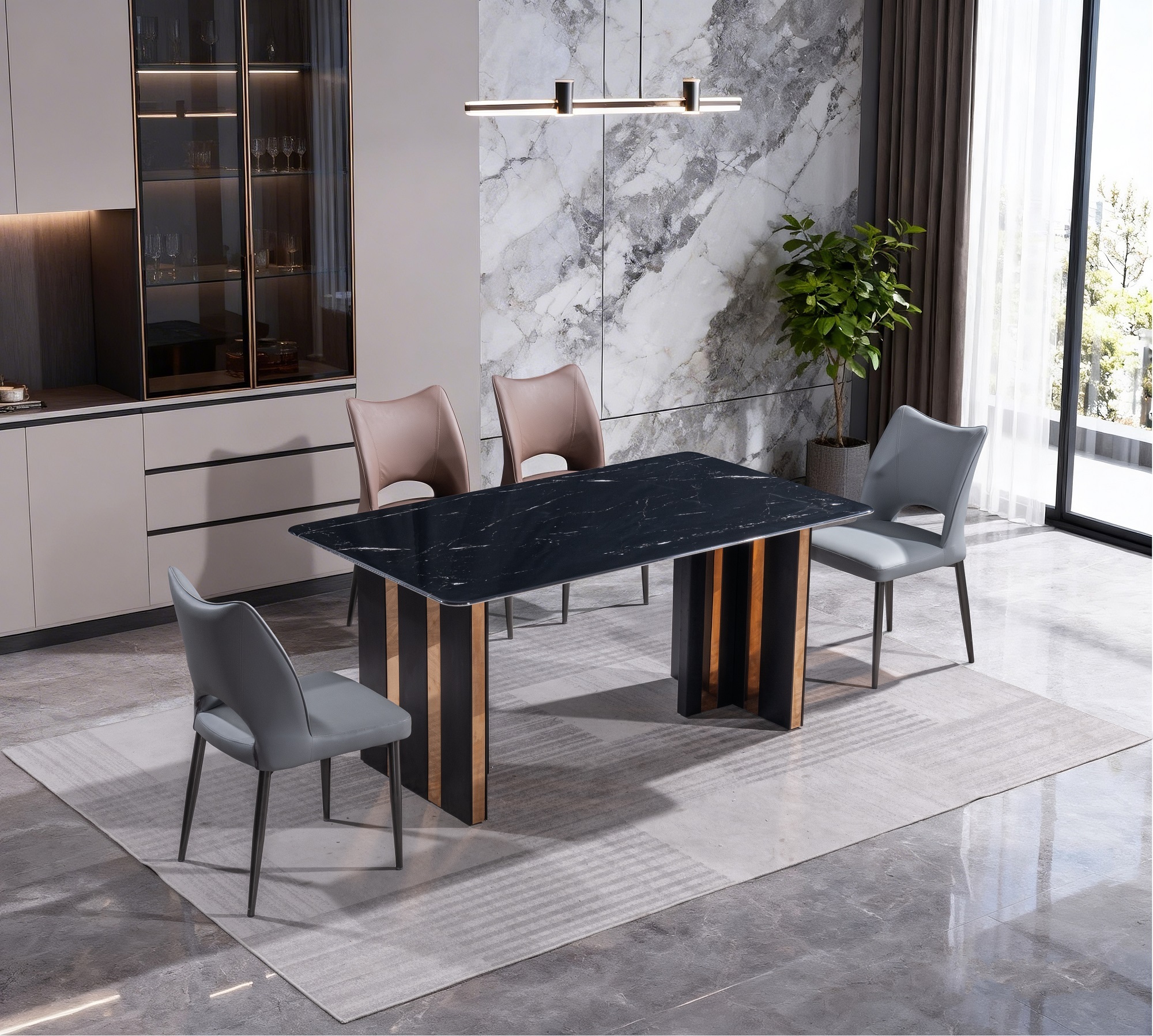 Modern Sintered Stone Dining Table