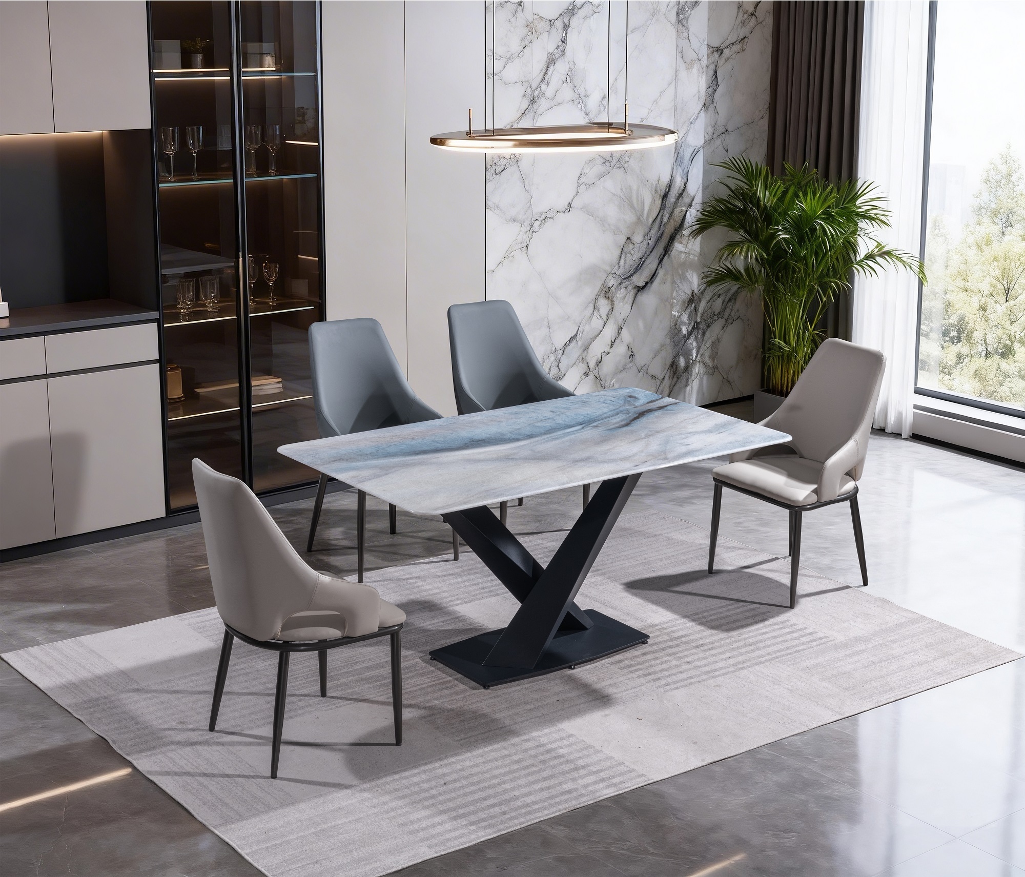Modern Sintered Stone Dining Table