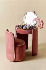 Loop Nesting Chair with Flip Top Side Table