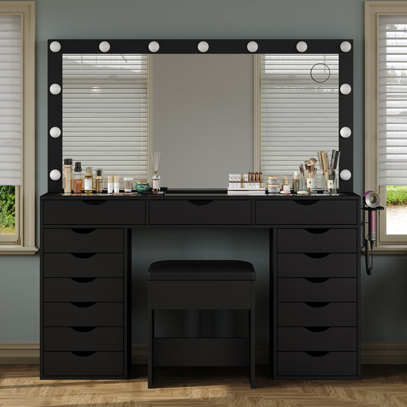 Hollywood Mirror Vanity Table DT005