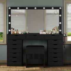 Hollywood Mirror Vanity Table DT005