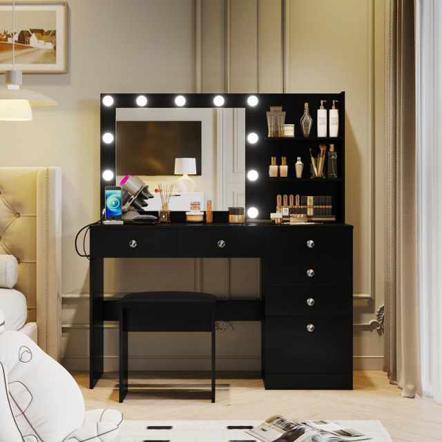 Hollywood Mirror Vanity Table DT008