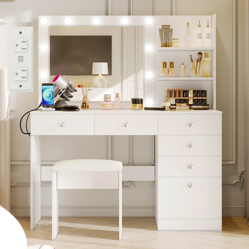 Hollywood Mirror Vanity Table DT008