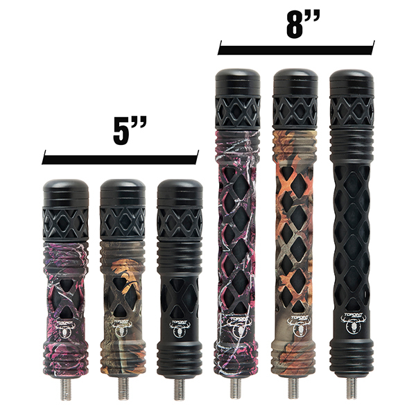 TOPOINT ARCHERY TP623 Archery Stabilizer Compound Bow Stabilizer 5" / 8" Bow Vibration Dampening Compound Bow Stabilizer