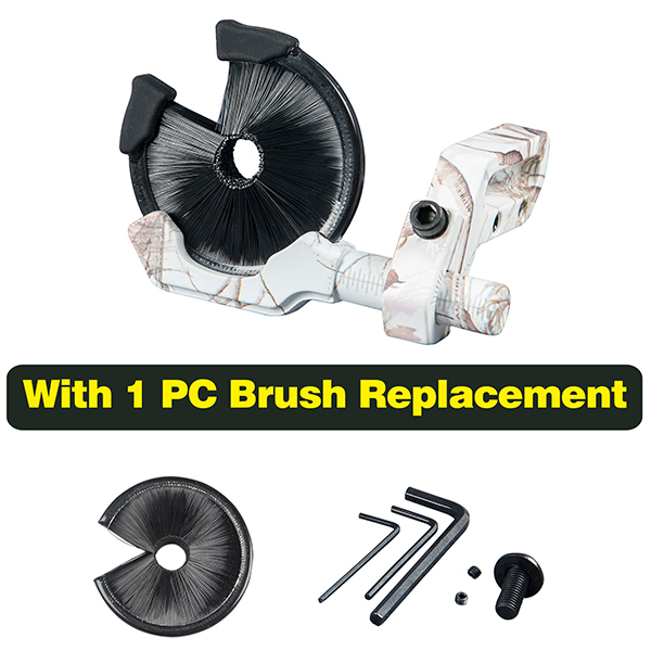 TOPOINT ARCHERY TP830 Compound Bow Full Containment Brush Arrow Rest Archery Arrow Rest Round Replacement Brush Bow and Arrow Shooting Target Parts To