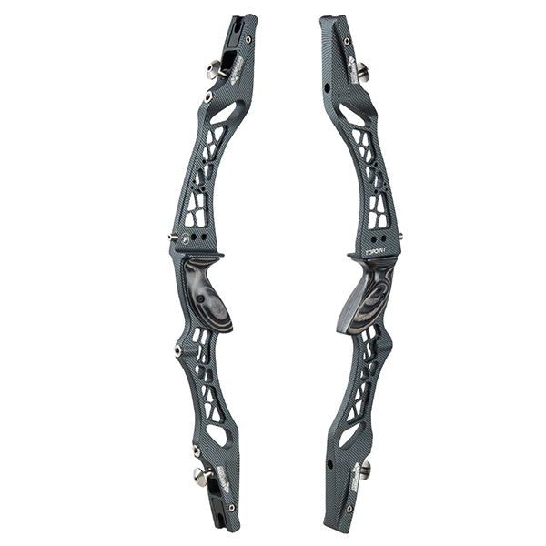 TOPOINT ARCHERY UNISON Aluminum CNC Milling Recurve Bow Riser 25" Targeting Takedown Recurve Bow Riser Right Handed ILF Device for Archery Bow Targeti