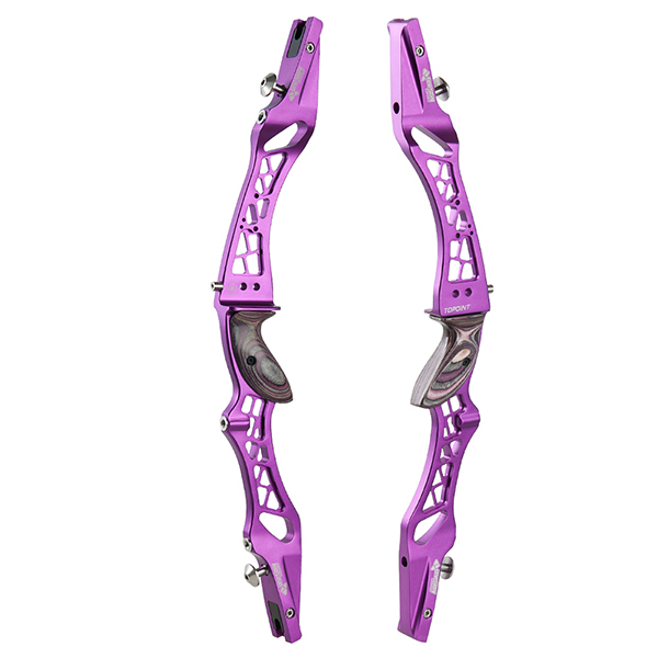 TOPOINT ARCHERY UNISON Aluminum CNC Milling Recurve Bow Riser 25" Targeting Takedown Recurve Bow Riser Right Handed ILF Device for Archery Bow Targeti