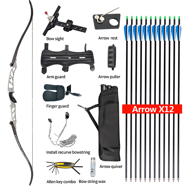 TOPOINT ARCHERY R2 Competition Takedown Recurve Bow Package Ready To Shoot Archery Set For Bow hunting Via Express Service Delivered Within 7Days