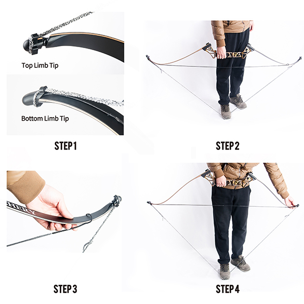 TOPOINT ARCHERY R3 Hunting Recurve Bow and Arrows for Adults,Takedown Recurve Bow Package,Ready to Shoot Archery Kit,40lbs,45lbs,50lbs / Black,Ghost,C