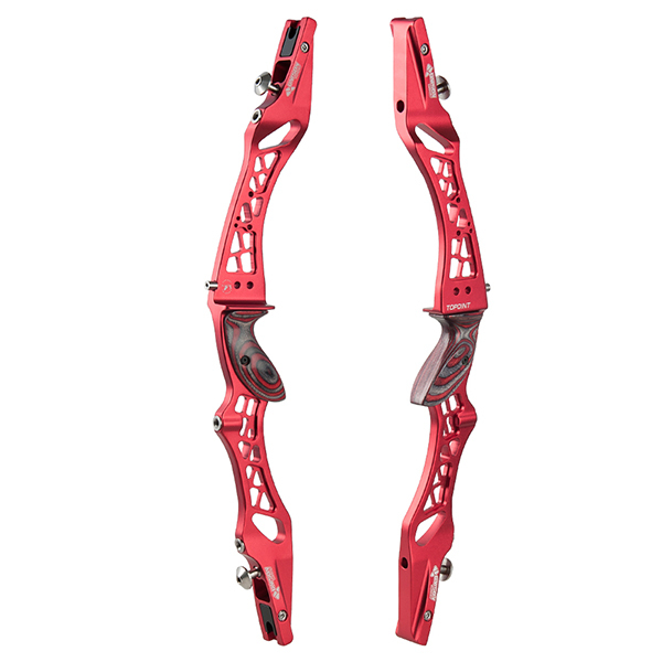 TOPOINT ARCHERY UNISON Aluminum CNC Milling Recurve Bow Riser 25" Targeting Takedown Recurve Bow Riser Right Handed ILF Device for Archery Bow Targeti
