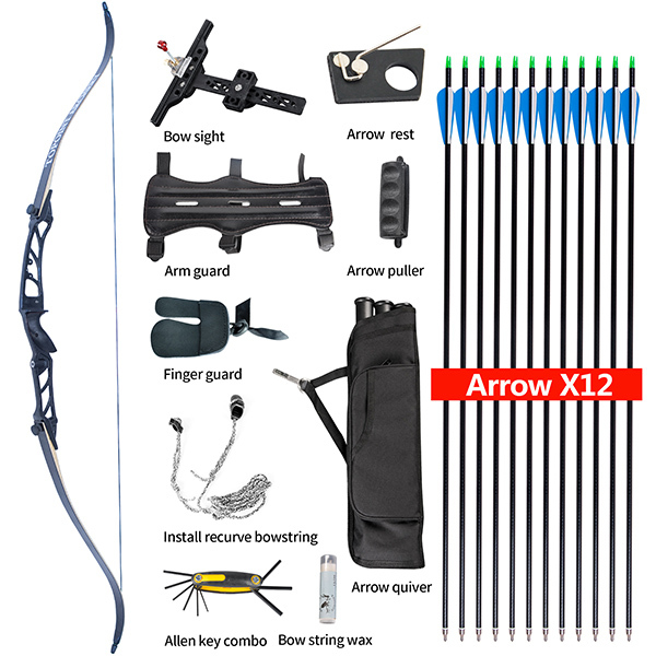 TOPOINT ARCHERY R2 Competition Takedown Recurve Bow Package Ready To Shoot Archery Set For Bow hunting Via Express Service Delivered Within 7Days
