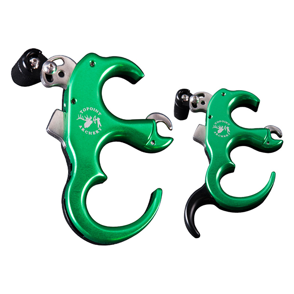 Bow Releases-TP420 Bow Release Aid 3/4 Fingers Automatic Archery Release Aluminium Alloy Thumb Trigger for Compound Bow Accessory