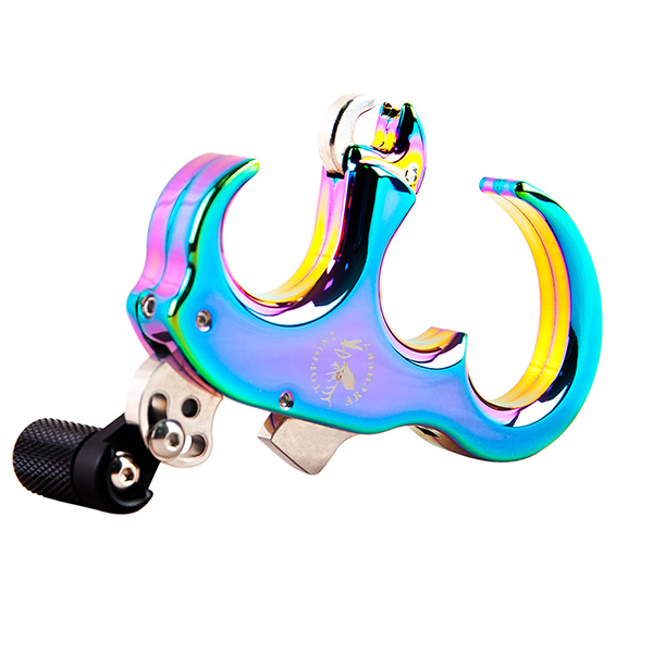 Bow Releases-TP420 Bow Release Aid 3/4 Fingers Automatic Archery Release Aluminium Alloy Thumb Trigger for Compound Bow Accessory