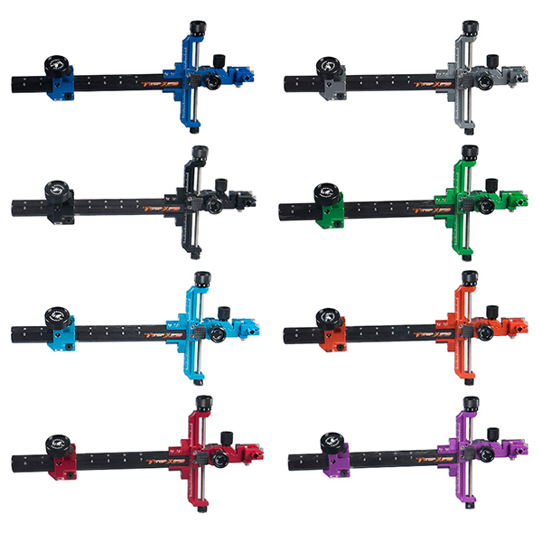 TOPOINT ARCHERY Carbon Bar Compound Sight TP8810 for Target Compound Bow,Micro Adjust,Detachable Bracket,Without Sight Scope