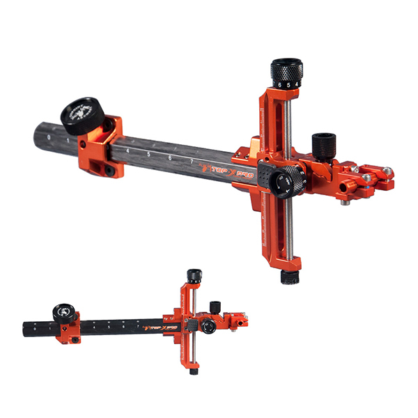 TOPOINT ARCHERY Carbon Bar Compound Sight TP8810 for Target Compound Bow,Micro Adjust,Detachable Bracket,Without Sight Scope