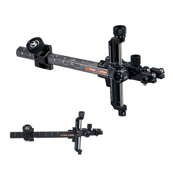 TOPOINT ARCHERY Carbon Bar Compound Sight TP8810 for Target Compound Bow,Micro Adjust,Detachable Bracket,Without Sight Scope