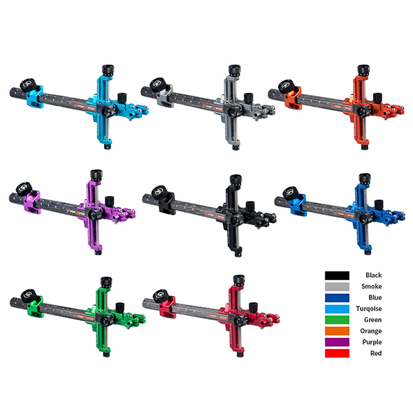 TOPOINT ARCHERY Carbon Bar Compound Sight TP8810 for Target Compound Bow,Micro Adjust,Detachable Bracket,Without Sight Scope