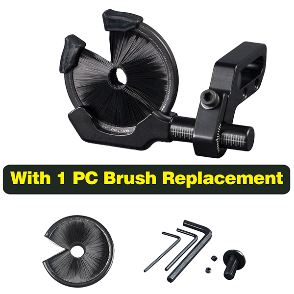 TOPOINT ARCHERY TP830 Compound Bow Full Containment Brush Arrow Rest Archery Arrow Rest Round Replacement Brush Bow and Arrow Shooting Target Parts To