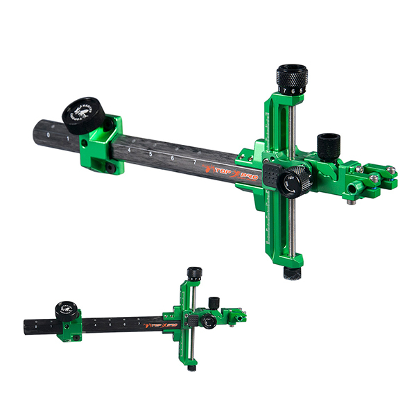 TOPOINT ARCHERY Carbon Bar Compound Sight TP8810 for Target Compound Bow,Micro Adjust,Detachable Bracket,Without Sight Scope